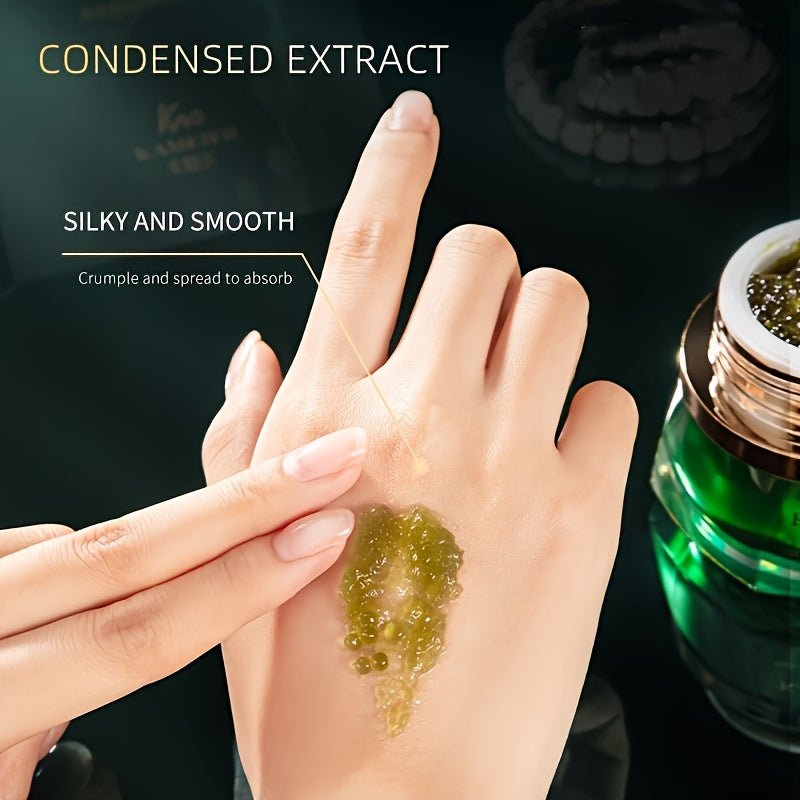 KAMEIER Sea Fennel Collagen Cream Essence – Hypoallergenic Lightweight Gel for All Skin Types. Deeply Hydrating, Nourishing, and Suitable for Daily Unisex Skincare. Presented in Luxurious Packaging with Golden Accents for a