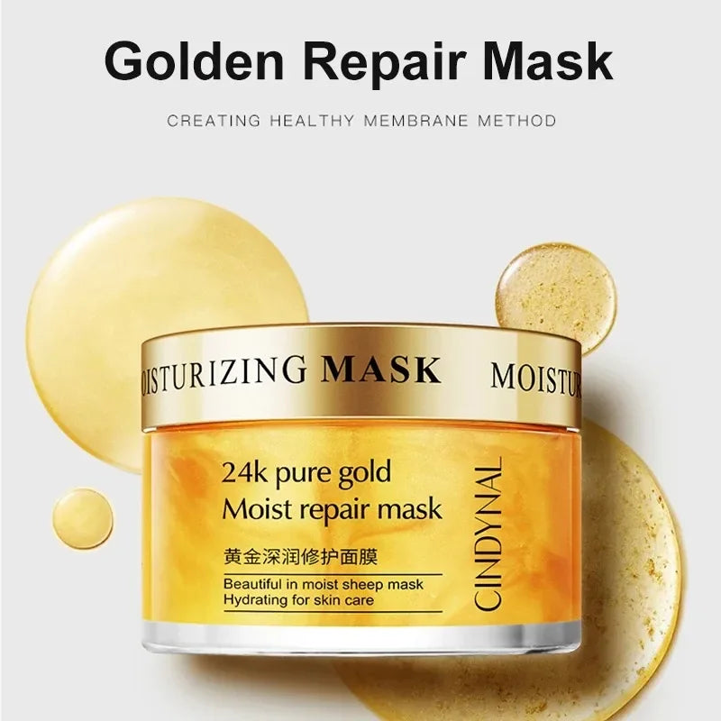 120g Collagen Face Cream – Anti-Wrinkle, Whitening, and Anti-Aging Moisturizer with 24K Gold. A deeply nourishing and firming sleeping mask designed to rejuvenate, hydrate, and restore youthful radiance to your skin.