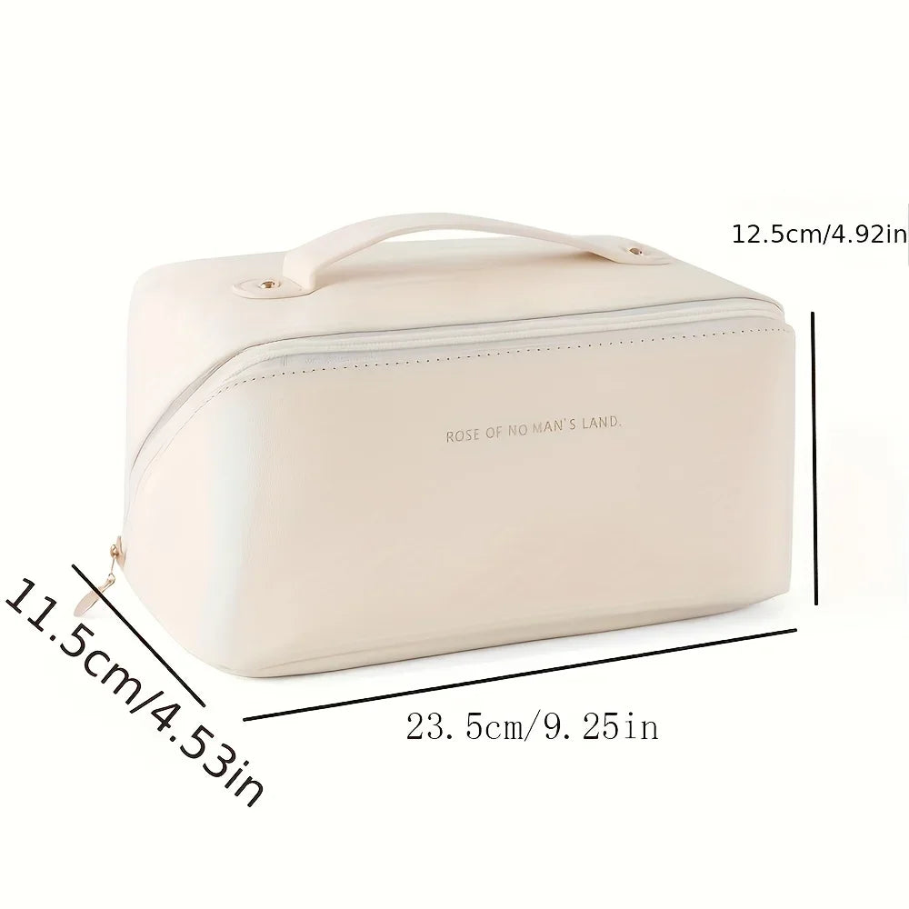 Luxury Makeup Organizer Bag – Women’s Travel Toiletry Case with Zipper. Elegant and functional cosmetic storage pouch designed to keep your beauty essentials organized at home or on the go. Perfect for travel, daily use,