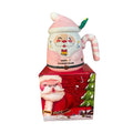 Cartoon Santa Claus Ceramic Mug with Lid And Spoon Christmas Gift Selection Gift Box Packaging for a Festive Home Atmosphere