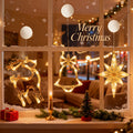 LED Christmas Lights – Available in 1-Piece or 3-Piece Sets with Star, Snowflake, and Christmas Tree Designs. Battery-Powered with Suction Cup Base for Easy Window Mounting or Hanging (Batteries Not Included). Perfect for A